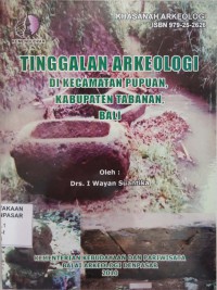 Image of Tinggalan Arkeologi Di Kecamatan Pupuan, Kabupaten Tabanan, Bali